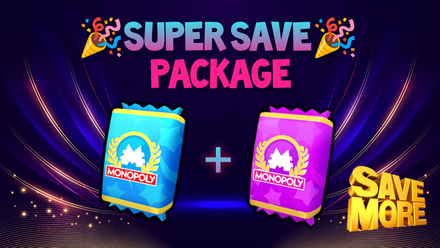 SUPER SAVE PACKAGE - MONOPOLY GO STICKERS | LEGIT & TRUSTED!