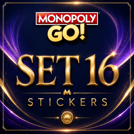 Set 16 Monopoly GO sticker digital delivery by Maple Stickers