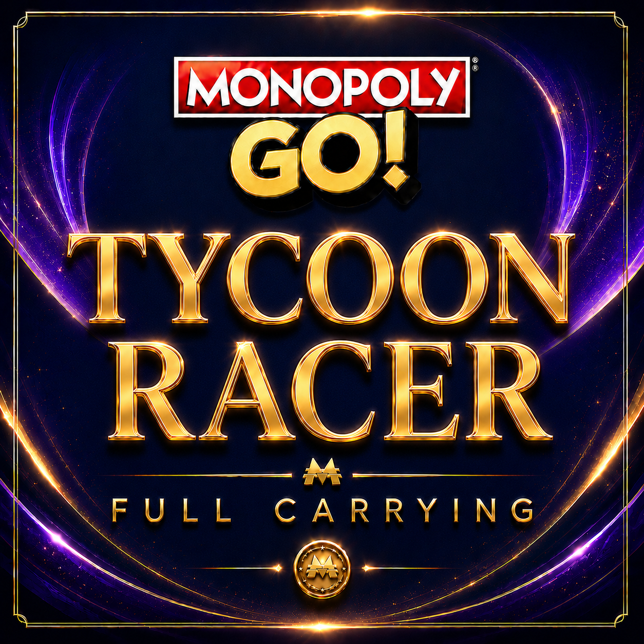 Tycoon Racer Monopoly GO full carrying service by Maple Stickers